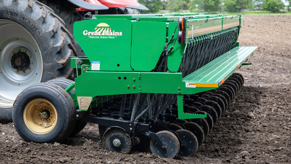 Large Linkage Mounted Min-Till Drills
